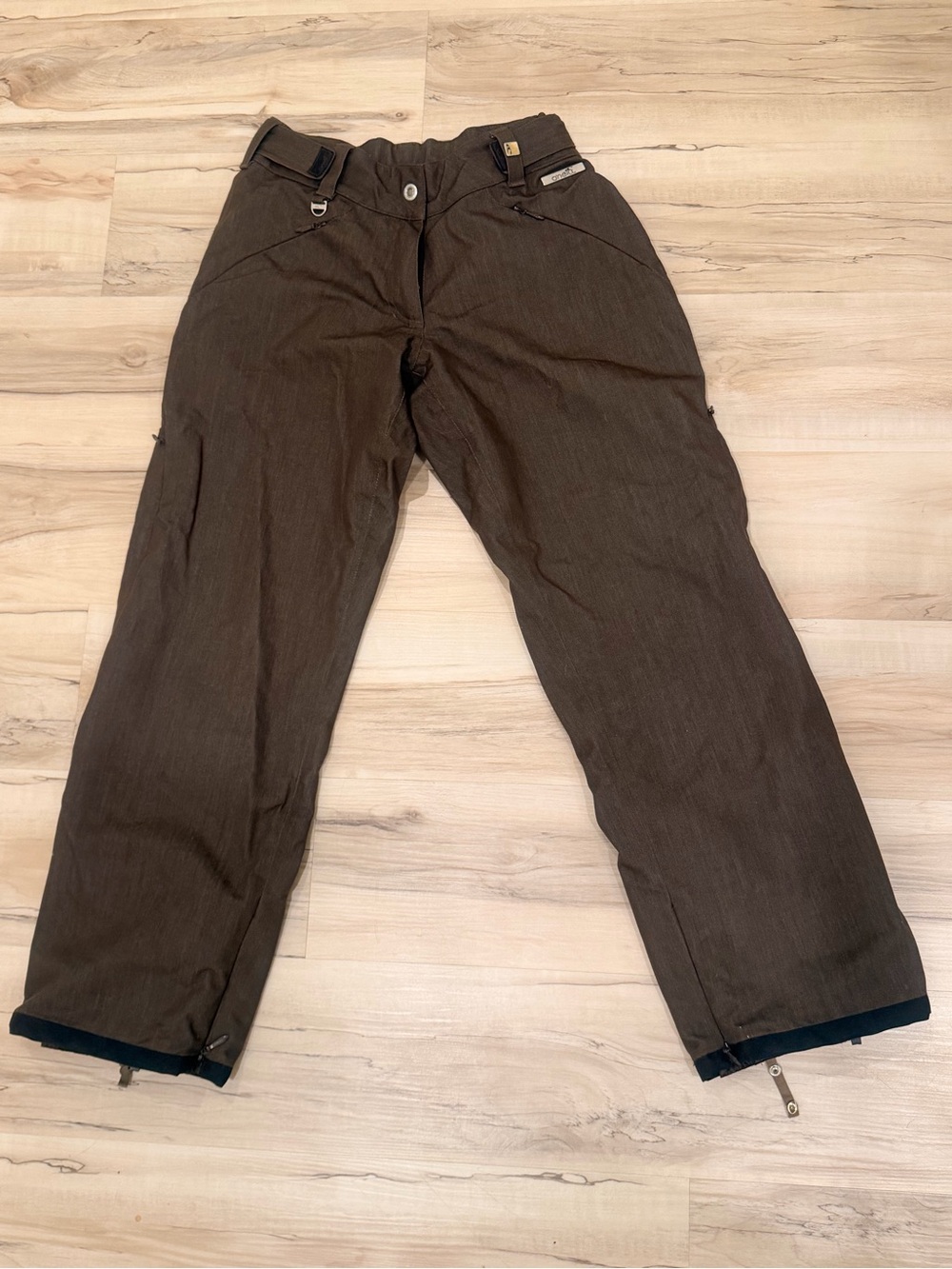 O’Neill Women’s Small Brown Explore Series Snowboard Ski Pants 10K Waterproof - Picture 2 of 6